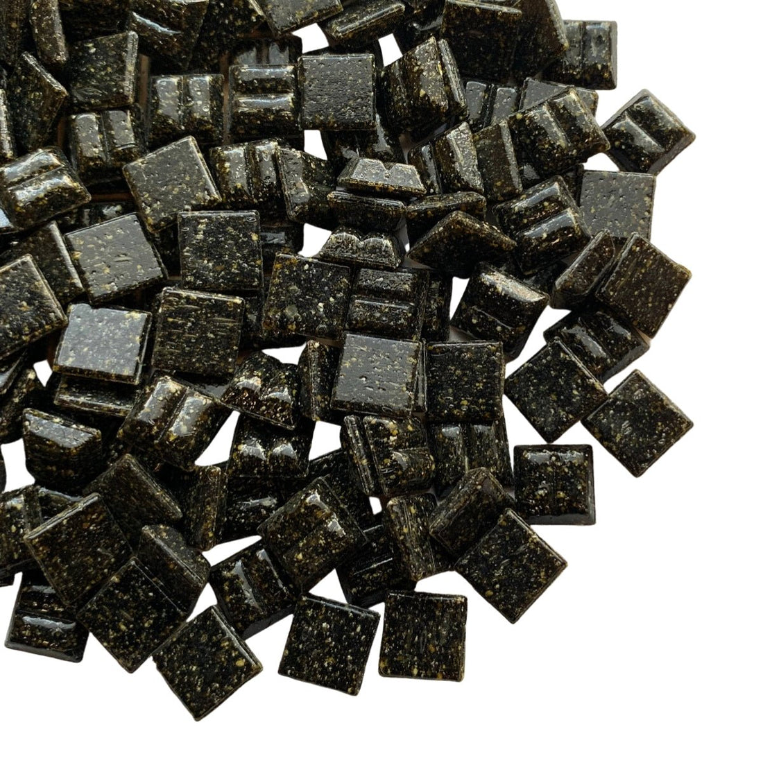 Verre Mosaique - glass mosaic -Glasmosaik-glasmozaïek-Glasmozaiek 10mm Antraciet - mosaicshop