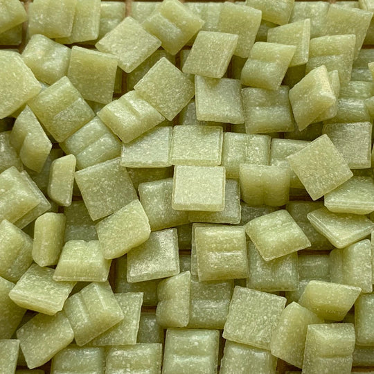 Pâtes de Verre 10mm  Pomme Vert
