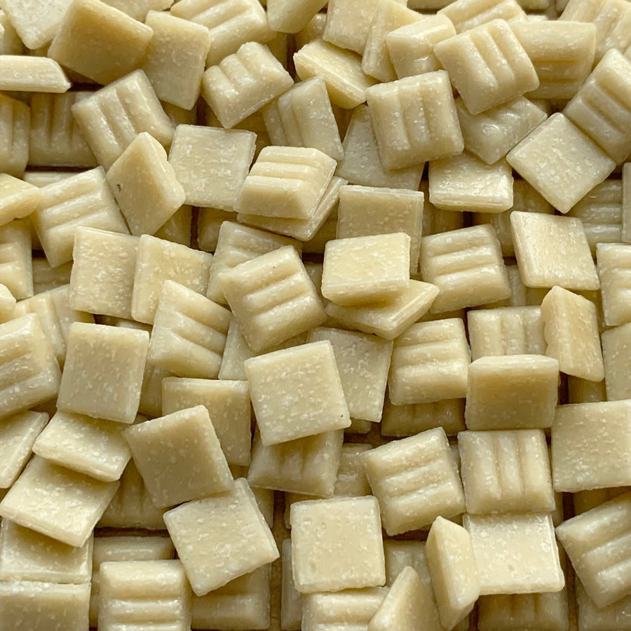 Verre Mosaique - glass mosaic -Glasmosaik-glasmozaïek-Glasmozaiek 10mm Crème - mosaicshop