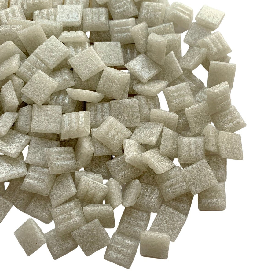 Verre Mosaique - glass mosaic -Glasmosaik-glasmozaïek-Glasmozaiek 10mm Grijs - mosaicshop