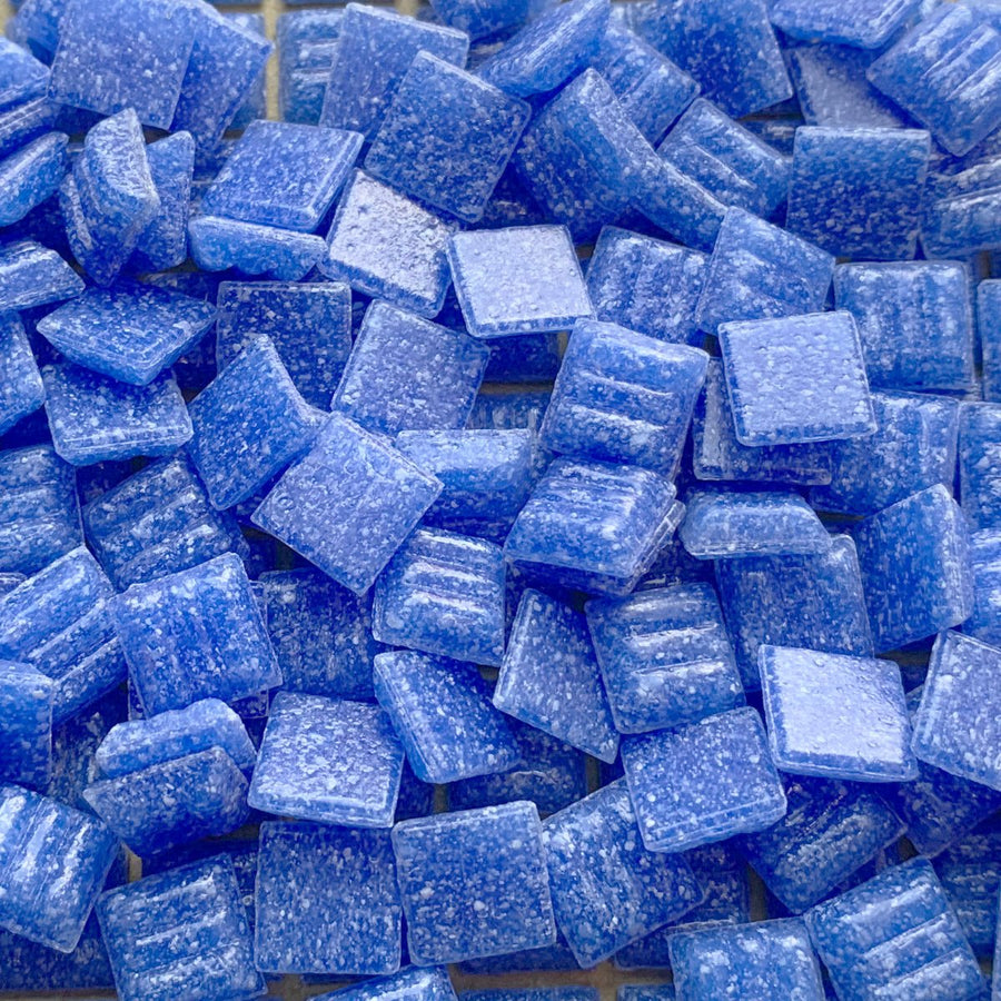 Verre Mosaique - glass mosaic -Glasmosaik-glasmozaïek-Glasmozaiek 10mm Hemelsblauw - mosaicshop