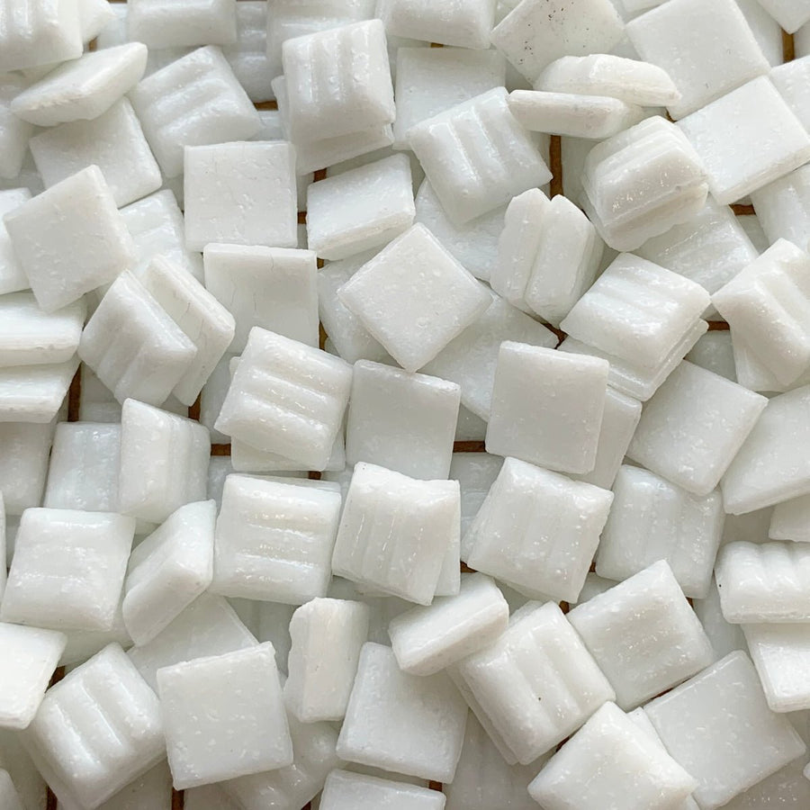 Verre Mosaique - glass mosaic -Glasmosaik-glasmozaïek-Glasmozaiek 10mm Matwit - mosaicshop