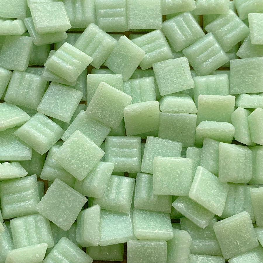 Verre Mosaique - glass mosaic -Glasmosaik-glasmozaïek-Glasmozaiek 10mm Pistache - mosaicshop