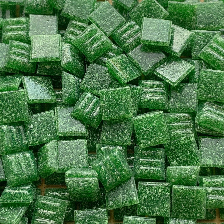 Verre Mosaique - glass mosaic -Glasmosaik-glasmozaïek-Glasmozaiek 10mm Spinazie - mosaicshop