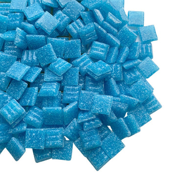 Verre Mosaique - glass mosaic -Glasmosaik-glasmozaïek-Glasmozaiek 10mm Turkoois - mosaicshop