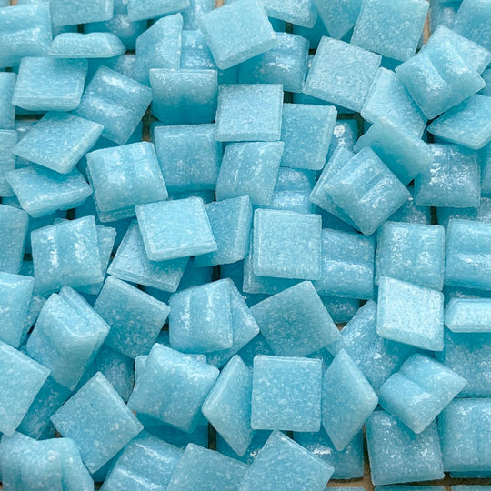 Pâtes de Verre 10mm  Aqua