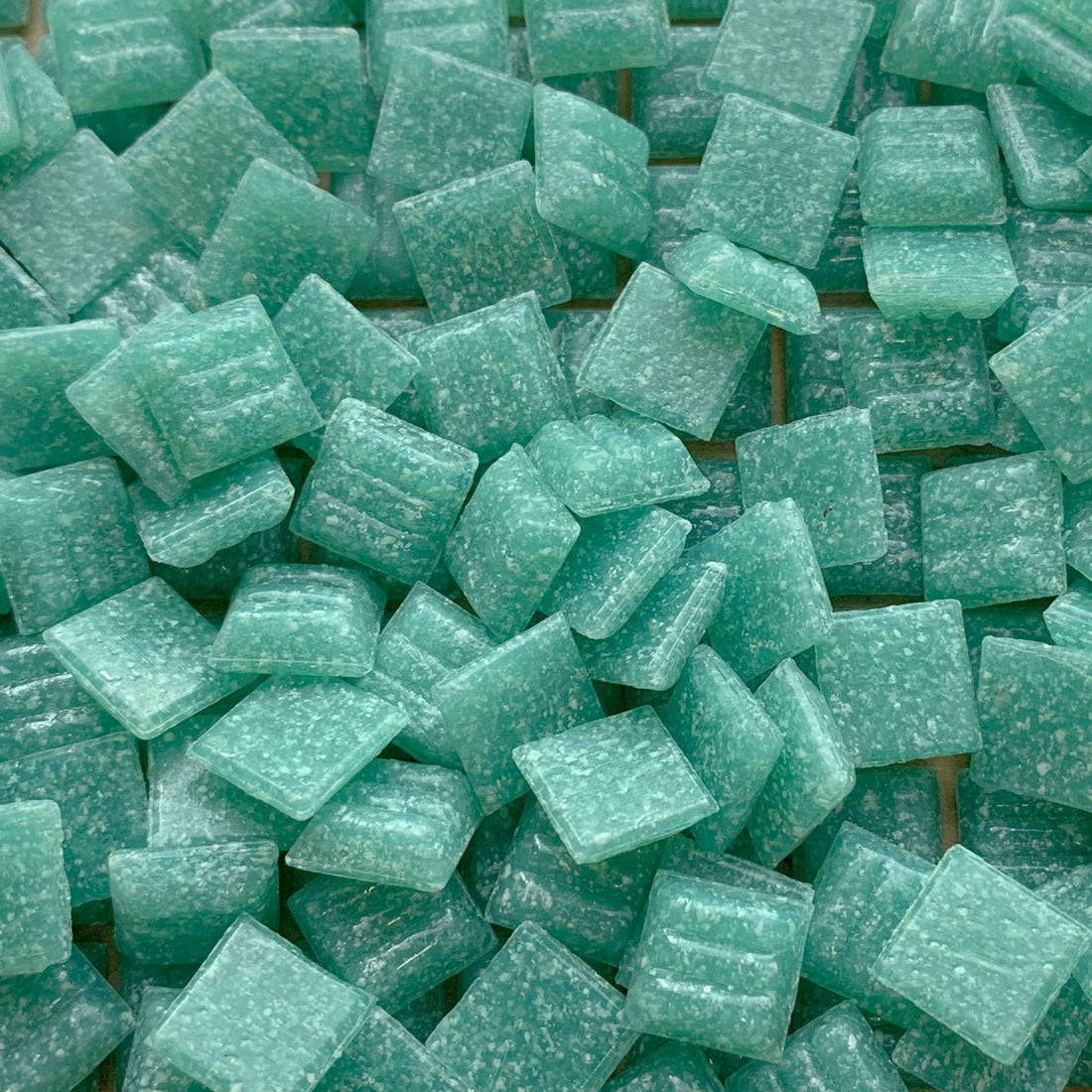 Verre Mosaique - glass mosaic -Glasmosaik-glasmozaïek-Glasmozaiek 10mm Zeeblauw - mosaicshop