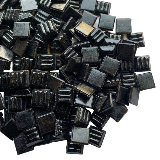 Glasmosaik 10mm  Schwarz