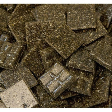 Verre Mosaique - glass mosaic -Glasmosaik-glasmozaïek-Glasmozaiek 20mm Aardebruin - mosaicshop