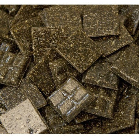 Verre Mosaique - glass mosaic -Glasmosaik-glasmozaïek-Glasmozaiek 20mm Aardebruin - mosaicshop