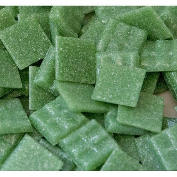 Verre Mosaique - glass mosaic -Glasmosaik-glasmozaïek-Glasmozaiek 20mm Bladgroen - mosaicshop