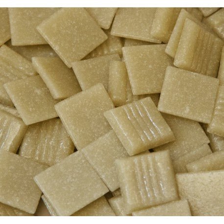 Verre Mosaique - glass mosaic -Glasmosaik-glasmozaïek-Glasmozaiek 20mm Creme - mosaicshop