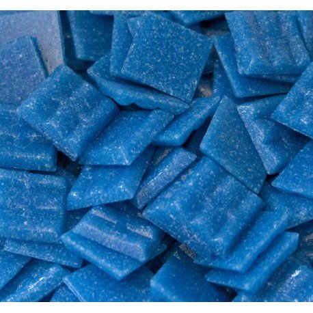 Verre Mosaique - glass mosaic -Glasmosaik-glasmozaïek-Glasmozaiek 20mm Diepzee Turkoois - mosaicshop