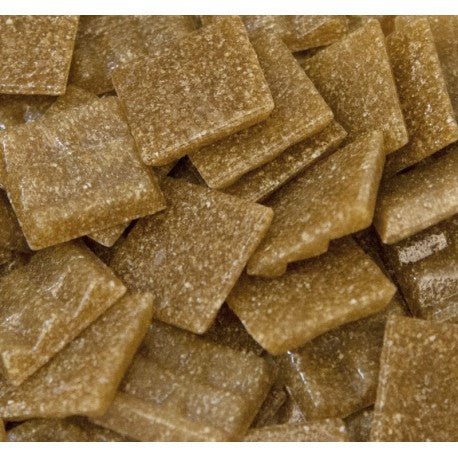 Glasmosaik Standard 20mm  Haselnuß