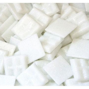 Verre Mosaique - glass mosaic -Glasmosaik-glasmozaïek-Glasmozaiek 20mm IJswit - mosaicshop