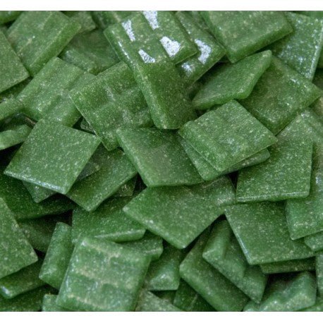 Verre Mosaique - glass mosaic -Glasmosaik-glasmozaïek-Glasmozaiek 20mm Spinazie - mosaicshop