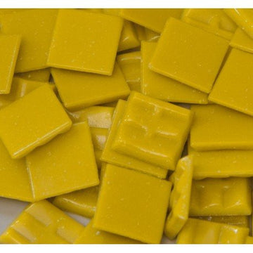 Verre Mosaique - glass mosaic -Glasmosaik-glasmozaïek-Glasmozaiek 20mm Zonnegeel - mosaicshop