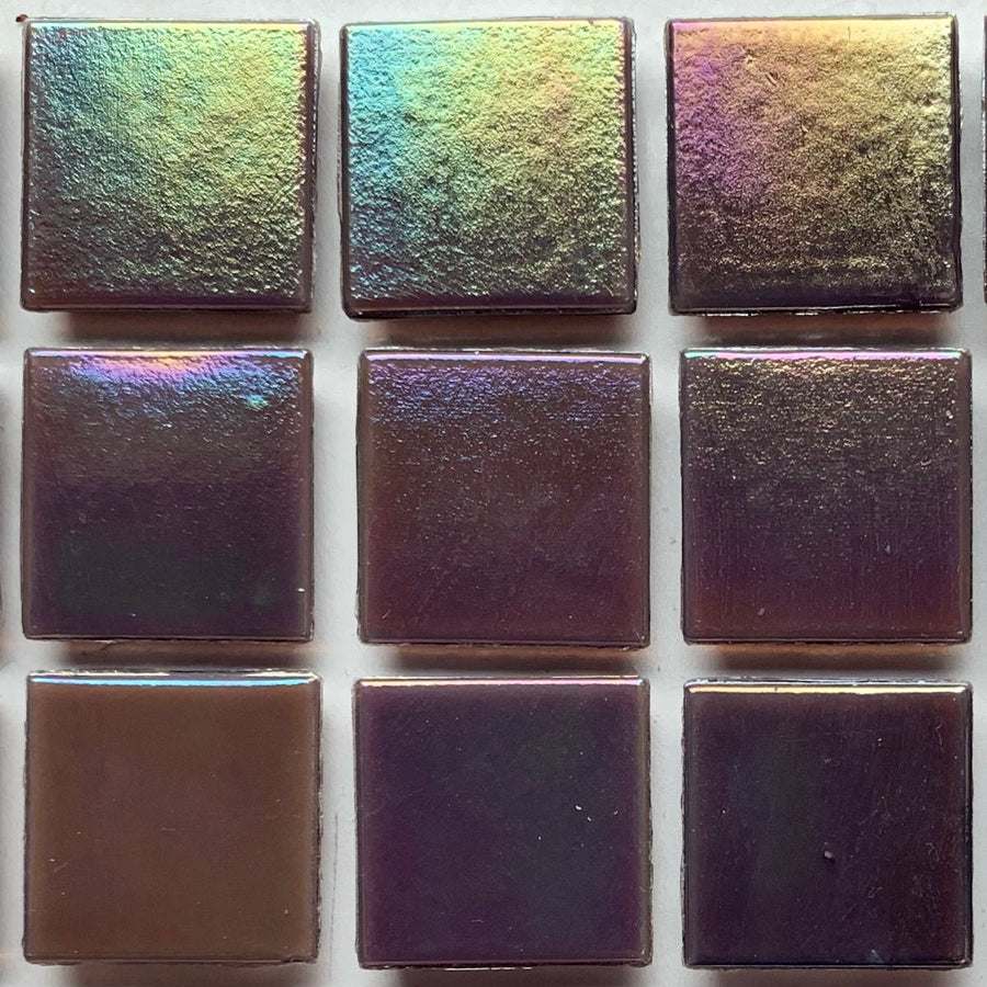 Verre Mosaique - glass mosaic -Glasmosaik-glasmozaïek-Glasmozaiek Iriserend 20mm Amethist - mosaicshop