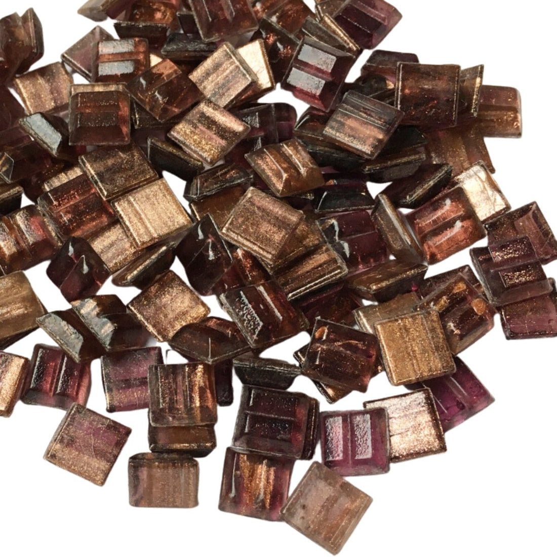 Verre Mosaique - glass mosaic -Glasmosaik-glasmozaïek-Glasmozaiek met Goud Dooradert 10mm Fluweel - mosaicshop