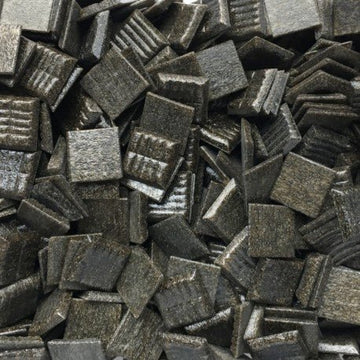 Verre Mosaique - glass mosaic -Glasmosaik-glasmozaïek-Glasmozaiek Murano 20mm Antraciet - mosaicshop