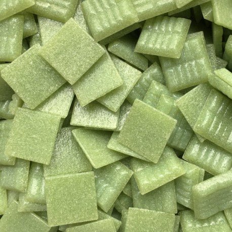 Verre Mosaique - glass mosaic -Glasmosaik-glasmozaïek-Glasmozaiek Murano 20mm Bamboe - mosaicshop