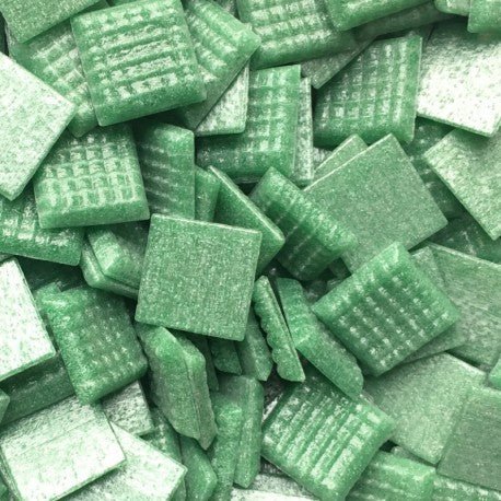 Verre Mosaique - glass mosaic -Glasmosaik-glasmozaïek-Glasmozaiek Murano 20mm Kiwi - mosaicshop