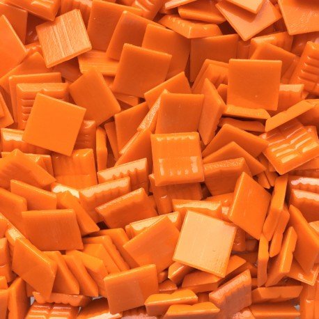 Verre Mosaique - glass mosaic -Glasmosaik-glasmozaïek-Glasmozaiek Murano 20mm Oranje - mosaicshop