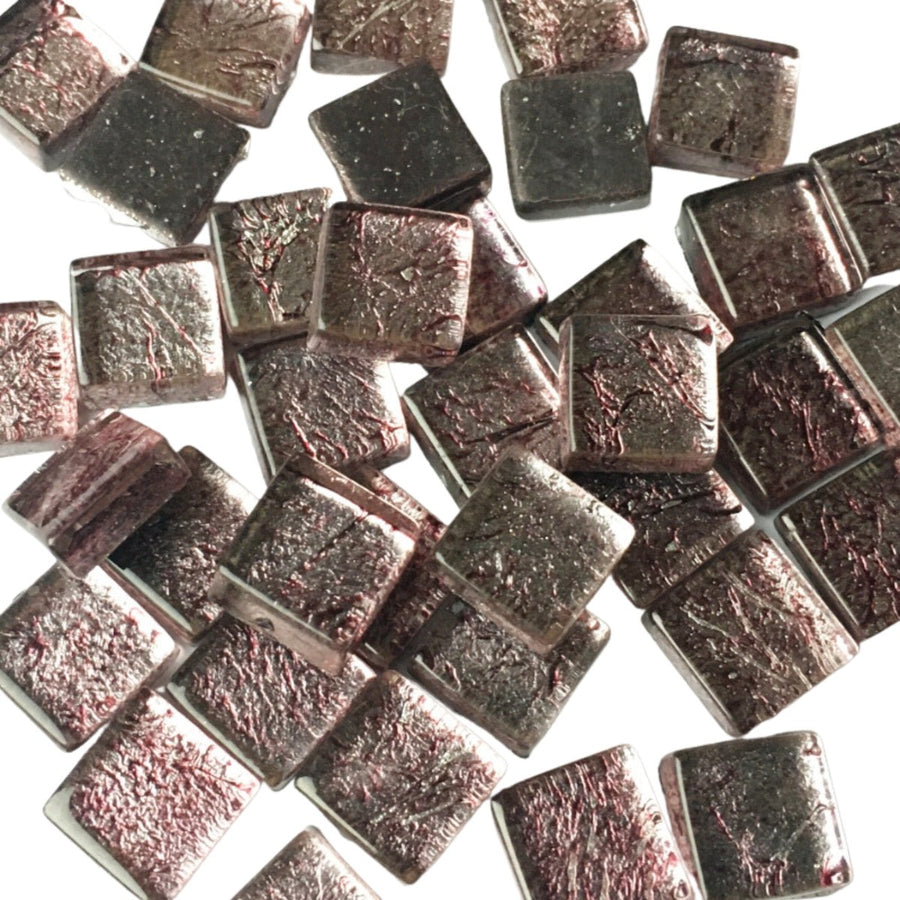 Verre Mosaique - glass mosaic -Glasmosaik-glasmozaïek-Glasmozaiek Spiegel 10mm Granaat - mosaicshop