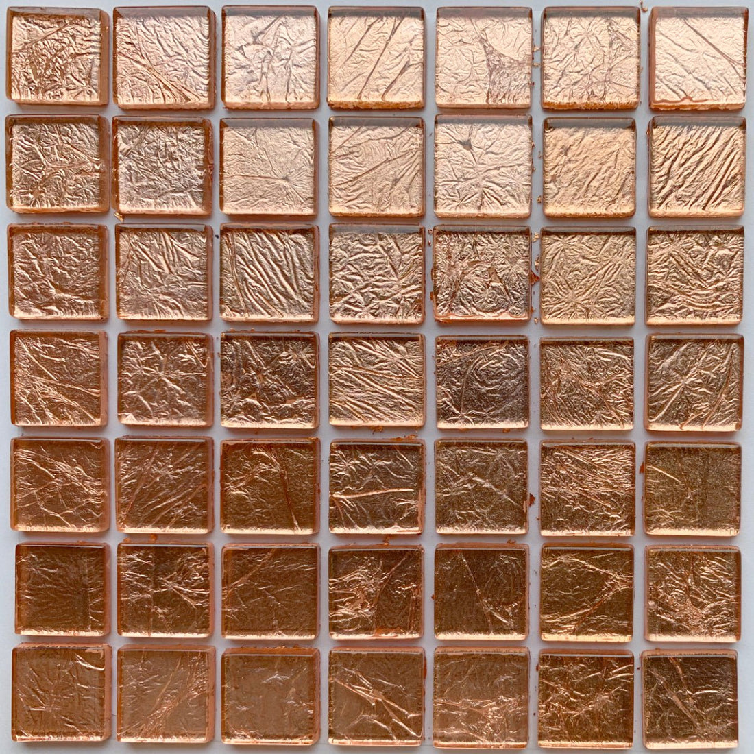 Verre Mosaique - glass mosaic -Glasmosaik-glasmozaïek-Glasmozaiek Spiegel 20mm Champagne - mosaicshop