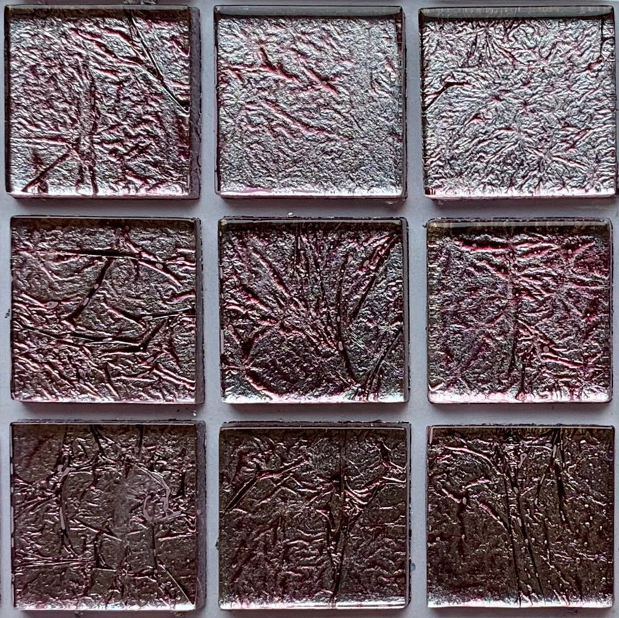 Verre Mosaique - glass mosaic -Glasmosaik-glasmozaïek-Glasmozaiek Spiegel 20mm Granaat - mosaicshop