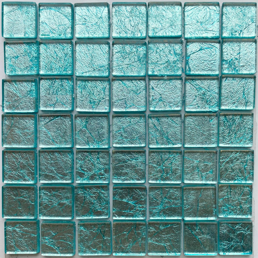 Verre Mosaique - glass mosaic -Glasmosaik-glasmozaïek-Glasmozaiek Spiegel 20mm Water - mosaicshop