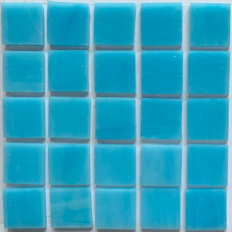 Verre Mosaique - glass mosaic -Glasmosaik-glasmozaïek-Glasmozaiek Tiffany Glacier 20mm Azuriet - mosaicshop