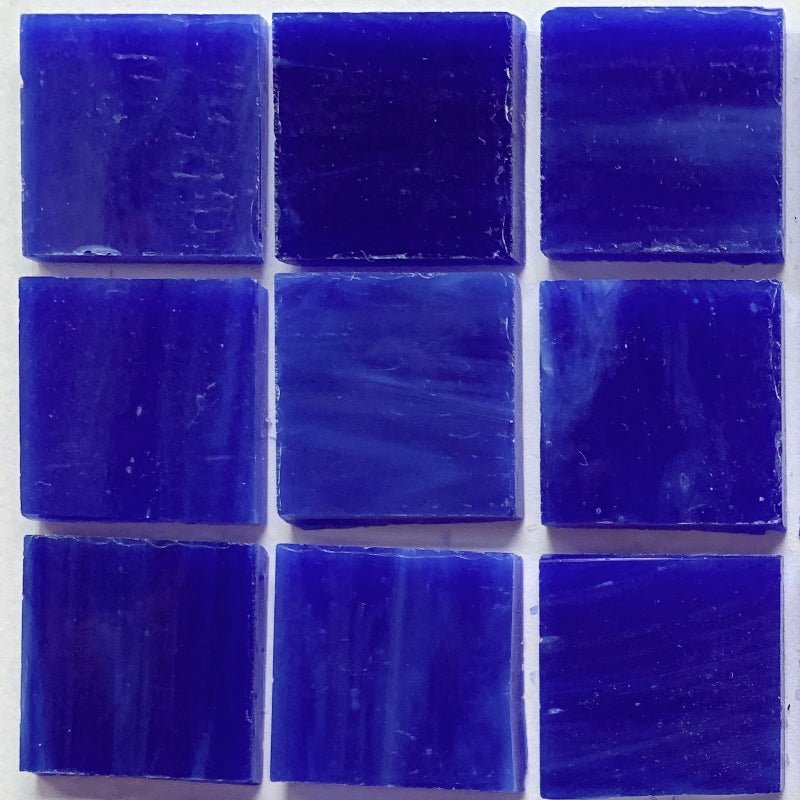 Verre Mosaique - glass mosaic -Glasmosaik-glasmozaïek-Glasmozaiek Tiffany Glacier 20mm Diepzee - mosaicshop