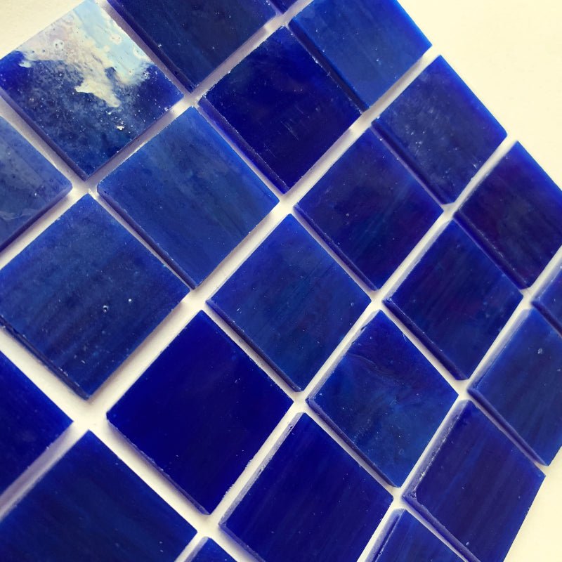 Verre Mosaique - glass mosaic -Glasmosaik-glasmozaïek-Glasmozaiek Tiffany Glacier 20mm Middernacht - mosaicshop