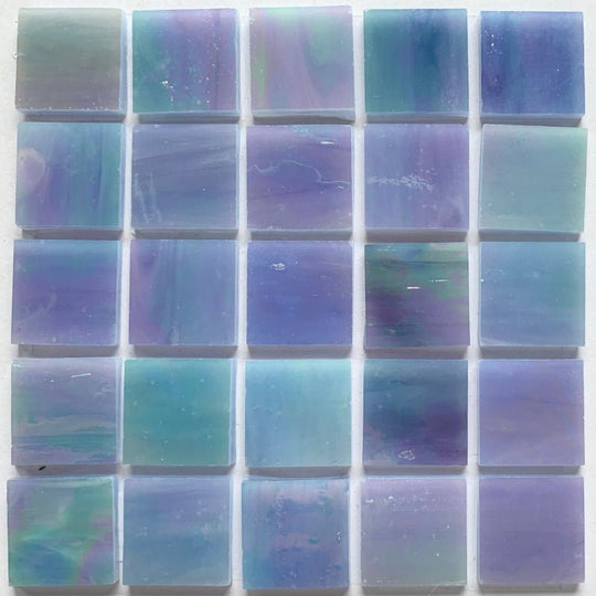 Glacier Tiffany Glass Mosaic 20mm  Aurora Boralis