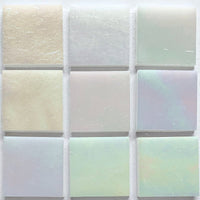 Verre Mosaique - glass mosaic -Glasmosaik-glasmozaïek-Glasmozaiek Tiffany Glacier 20mm Poollicht - mosaicshop