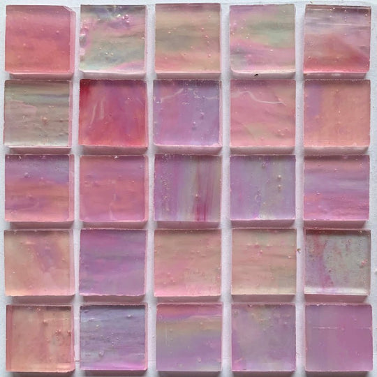 Glacier Tiffany Glass Mosaic 20mm  Rosebud