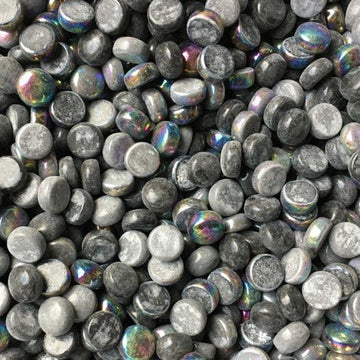 Verre Mosaique - glass mosaic -Glasmosaik-glasmozaïek-Glasnopjes 12mm Zwartmix - mosaicshop