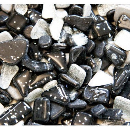 Verre Mosaique - glass mosaic -Glasmosaik-glasmozaïek-Glaspuzzels Melkweg Glittermix - mosaicshop