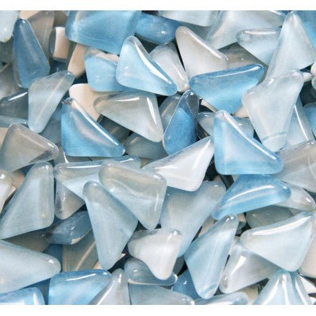 Verre Mosaique - glass mosaic -Glasmosaik-glasmozaïek-Glaspuzzels Waterhyacintmix - mosaicshop