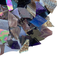 Verre Mosaique - glass mosaic -Glasmosaik-glasmozaïek-Glasscherven Glasscherven Paarsmix - mosaicshop