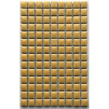 Verre Mosaique - glass mosaic -Glasmosaik-glasmozaïek-Keramiek 10mm Banaan - mosaicshop