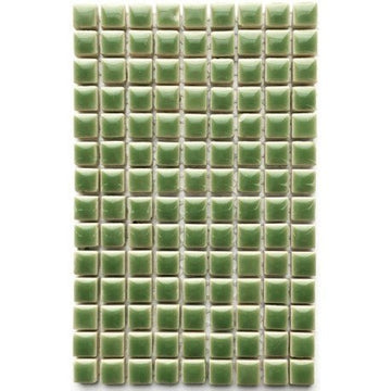 Verre Mosaique - glass mosaic -Glasmosaik-glasmozaïek-Keramiek 10mm Eucalyptus - mosaicshop