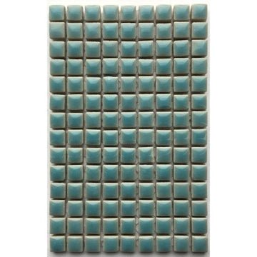 Verre Mosaique - glass mosaic -Glasmosaik-glasmozaïek-Keramiek 10mm Lichtblauw - mosaicshop