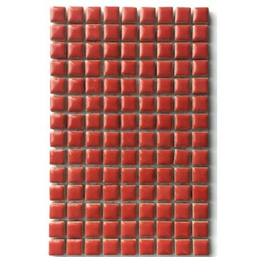 Verre Mosaique - glass mosaic -Glasmosaik-glasmozaïek-Keramiek 10mm Papaver - mosaicshop