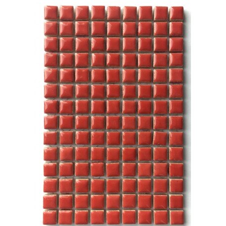 Mini Keramiksteine 10mm  Mohnblume