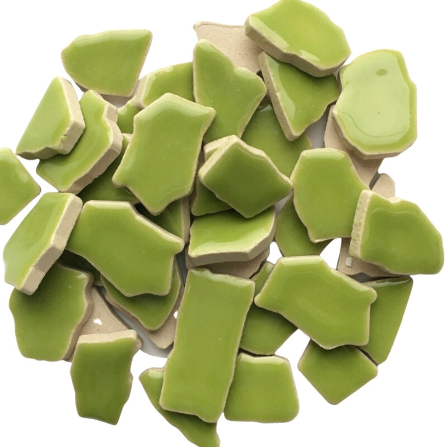 Verre Mosaique - glass mosaic -Glasmosaik-glasmozaïek-Keramische Puzzels Kiwi - mosaicshop