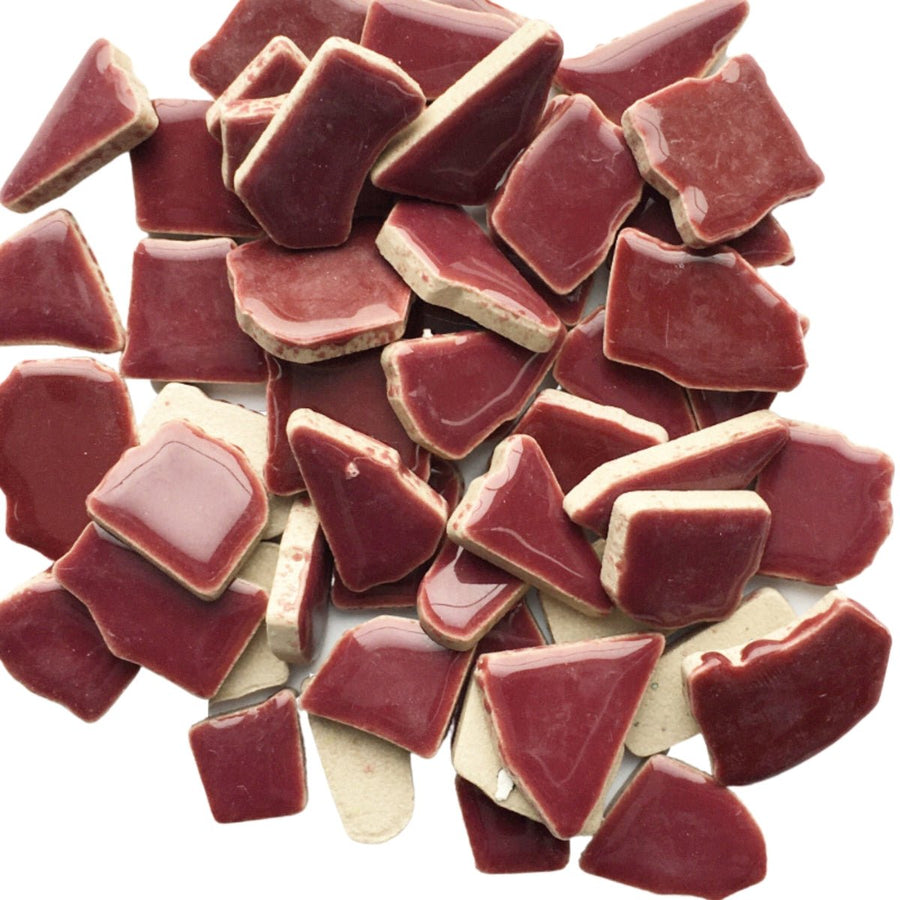 Verre Mosaique - glass mosaic -Glasmosaik-glasmozaïek-Keramische Puzzels Merlot - mosaicshop