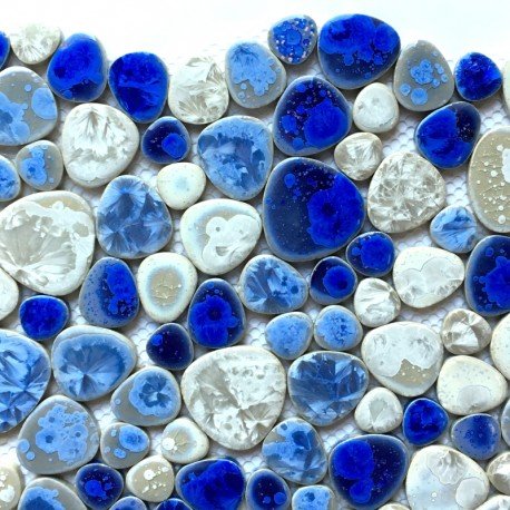 Verre Mosaique - glass mosaic -Glasmosaik-glasmozaïek-Kiezels IJsberg - mosaicshop