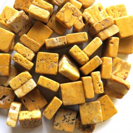 Verre Mosaique - glass mosaic -Glasmosaik-glasmozaïek-Marmer 10mm Giallo Reale - mosaicshop